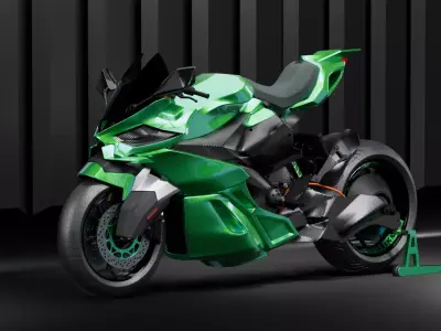 Sci-Fi Superbike 3D model