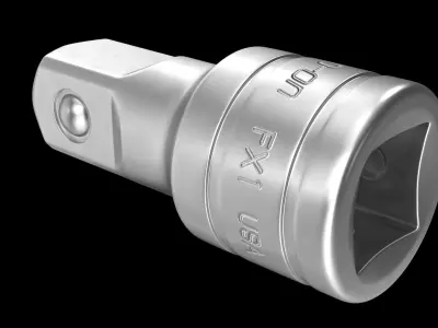 Socket Tool FX1 Low-poly 3D model