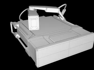 military radio 3D model buy