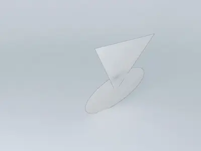 Circle perpendicular to line Free 3D model