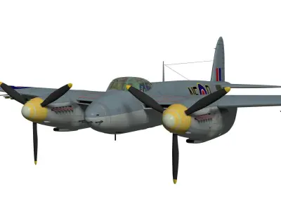de Havilland DH98 Mosquito MkVI 3D model