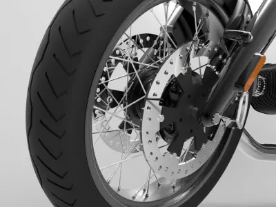 R18 Cruiser Motorcycle 3D model