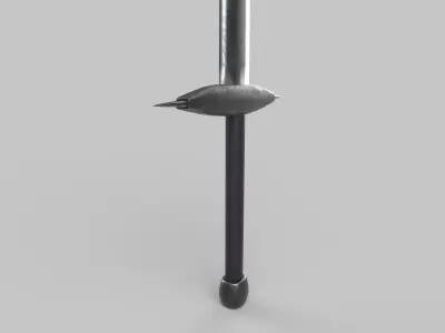 Sword Low-poly 3D model 70