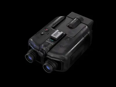 Binocular night vision binoculars Low-poly 3D model
