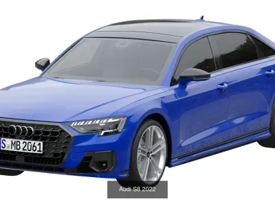 3 cars collection Audi 3D Model Pack