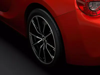 Toyota GT 86 2016 wheel 3D model