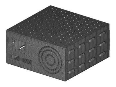 Sheetmetal Cabinet Box 3D print model