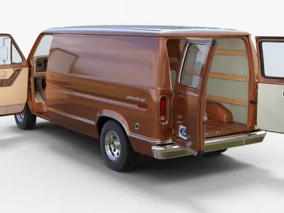 1976 Ford Econoline 3D model
