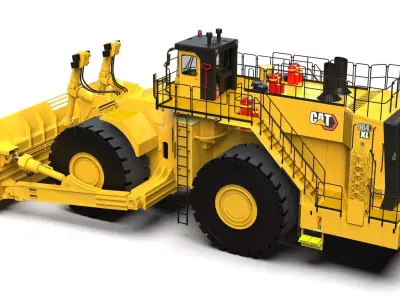 Caterpillar Giant Wheel Dozer 3D model
