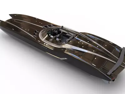 Superveloce speedboats 3D Model Pack