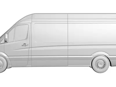 Transportation bus 3D model