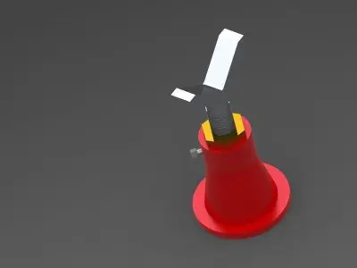 screw jack Free 3D model