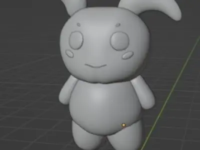 Rabbit 3D Model Free 3D model