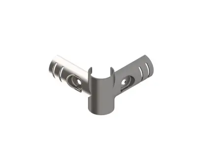 PIPE FITTINGS-PIPE EXTERNAL CONNECTION 3D model