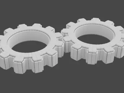Hradsurface gears Free 3D print model