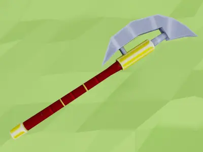 Low Poly Medieval Weapons Pack Low-poly 3D model purchase