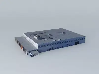 Plant newspaper La Capital Free 3D model