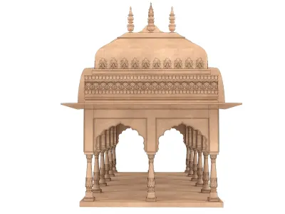 Indian Palace Dome 3D model buy