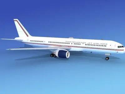 Boeing 757-200 Independence Jet 3D model