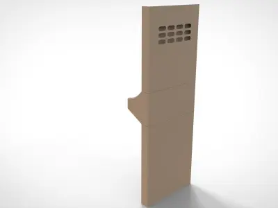 Electronic borrowing machine 3D model