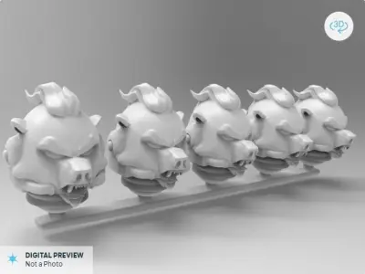  space bear helmet 3D print model