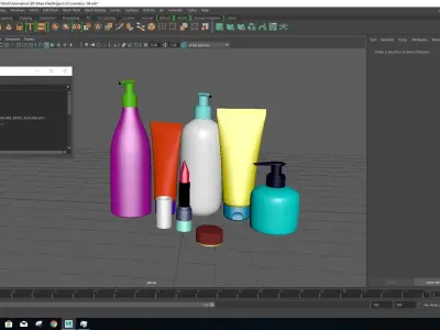 3D Cosmetics Product Modeling 3D model