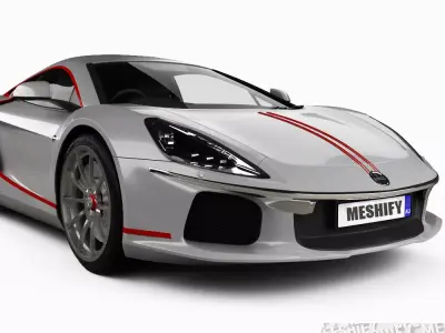 2021 Italian Supercar 3D model