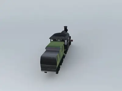 Old Train 3D model purchase