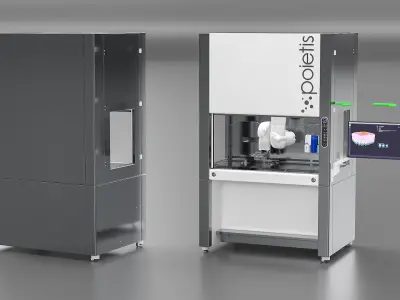  Modern Bioprinter Rigged for Cinema 4D 