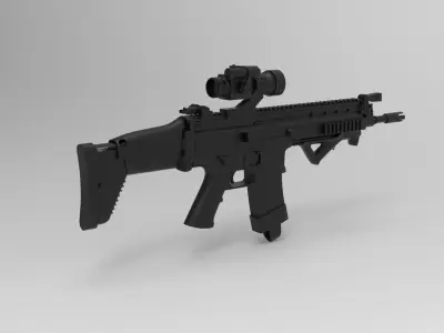 FN SCAR 3D model