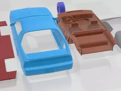 Pontiac Firebird Trans Am 1988 Printable Car  3D print model