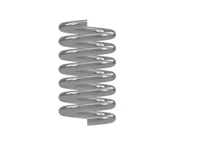 Spring Inner diameter 10mm lenght 50mm 3D model