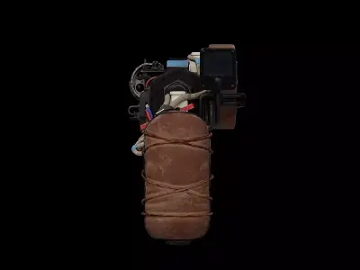 Railgun 3D model