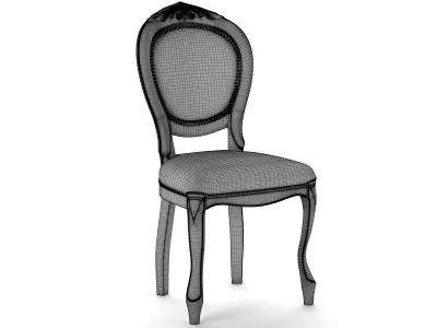 Antique Dining Chair 3D model