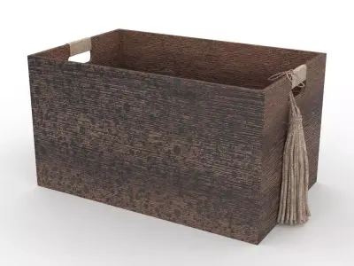 H2000524 BOX WOOD 3D model