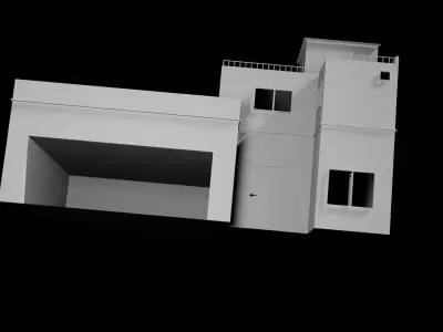 pubg house Free low-poly 3D model