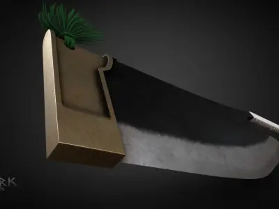 Nozarashi from Bleach Low-poly 3D model