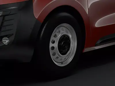 Opel Vivaro Van 2019 wheel 3D model