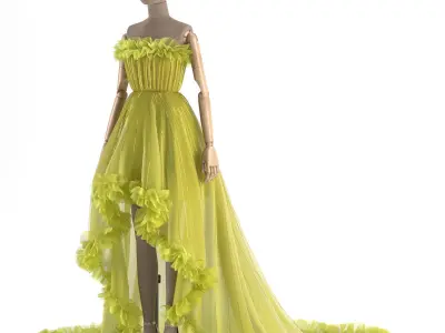 Fashion mannequin 02 3D model