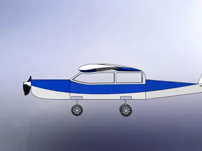 RC Aircraft Cad 3D model