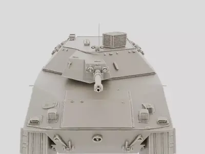 Heavy Armored Personnel Carrier for 3D print 3D model