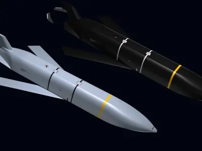 AGM-158 XR Missile 3D model