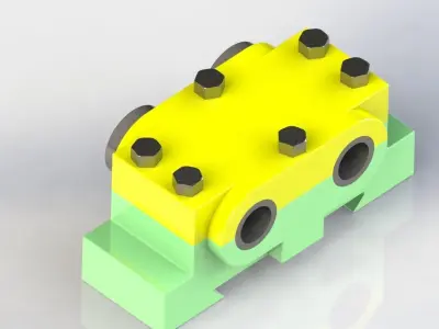 double bearing 3D model