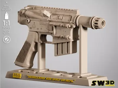 STAR WARS Cassian Andor Blaster Blastech A280-CFE 3D print model purchase