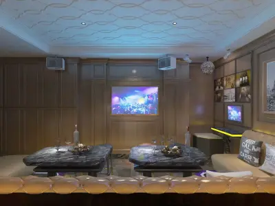 VIP Private Cinema 3D model
