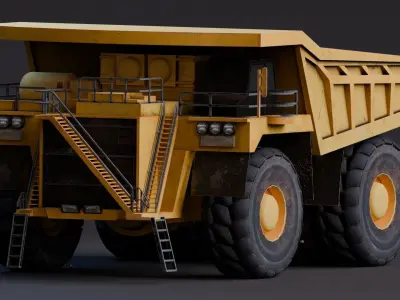 Realistic Construction Vehicle - Bundle Edition Low-poly 3D model