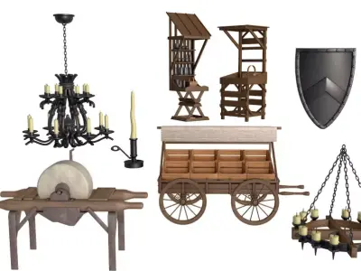 Medieval Collection 3D model