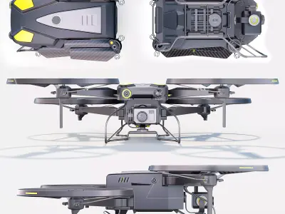 Quadcopter QC 1 3D model