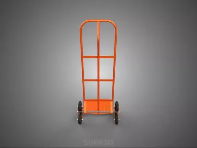P HANDLE GRIP STAIR CLIMBING HAND TRUCK CART TROLLEY DOLLY CARGO 3D model
