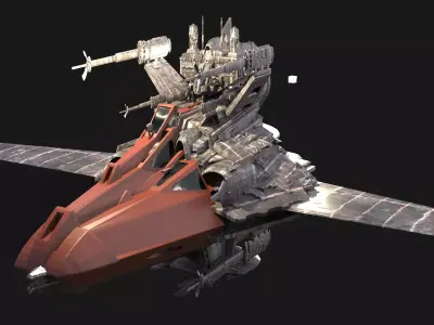 Spaceship reaper design 10  3D model